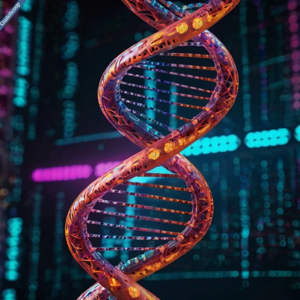 DNA, AI, and psychedelic imagery for future bipolar treatments.
