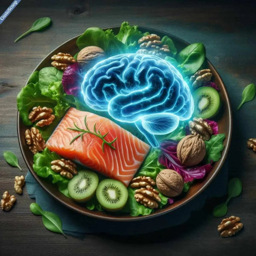 Omega-3-rich foods reduce dysthymia-linked brain inflammation.