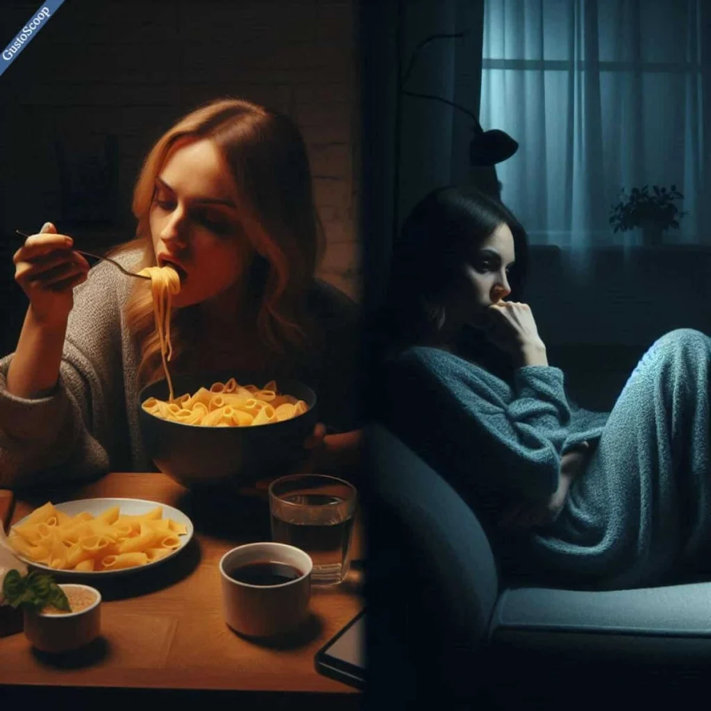Carb cravings and social isolation as key symptoms of Seasonal Affective Disorder (SAD).