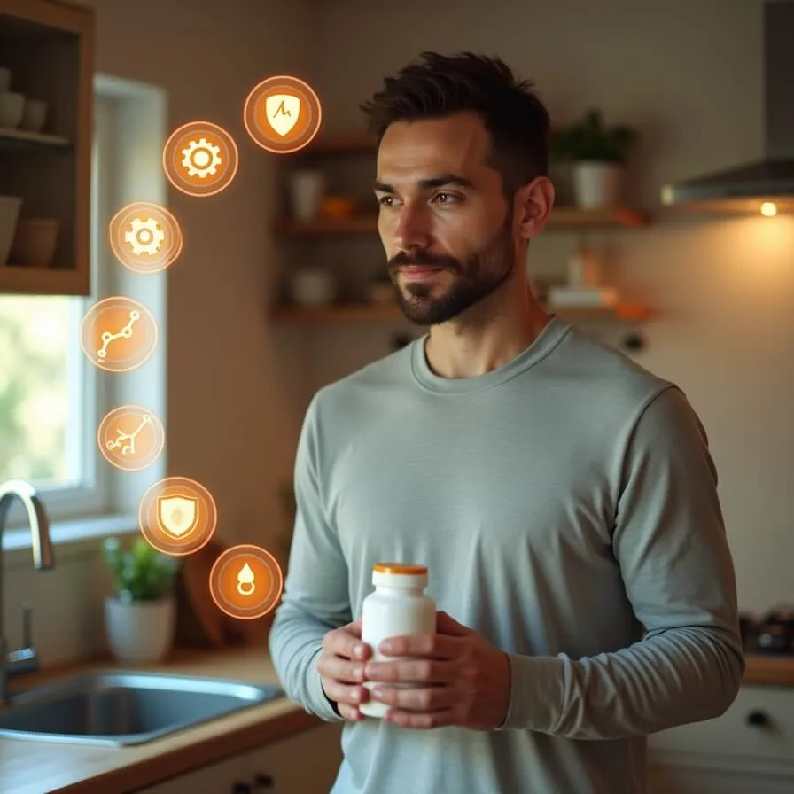 “Composite showing blood pressure cuff, anxious person, glucose monitor, bone x-ray and Doctor’s Best Magnesium bottle — highlighting magnesium deficiency risks.”